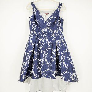 Chi Chi London Jacquard Floral Fit Flare Dress